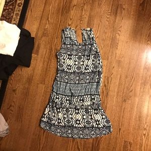 Mini drop waist summer dress